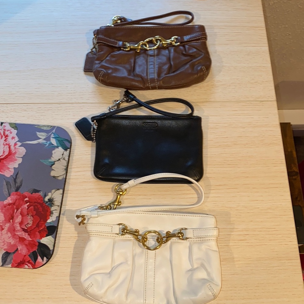 Vintage/90’s 3 Authentic Coach mini wristlets Bundle